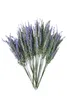 6x fasci bouquet di lavanda artificiale mazzo di lavanda finto fiori viola pianta artificiale per la decorazione domestica di nozze Off6615508