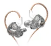 KZ EDX Crystal Color 1DD HIFI BASS EARPUDS In Ear Monitor Hörlurar Sportbrus Avbrytande headset1300578