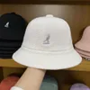 Kangourou Bob Femmes Chapeau Hommes Seau Chapeau De Pêcheur Coréen Grand Kangol Animal Broderie Chapeau Unisexe Collection Décontractée Différents Styles Y254R