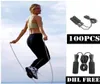 DHL 100 stuks Lager Springtouw Koord Snelheid Fitness Afvallen Gym Oefenapparatuur Verstelbaar Boksen Skipping Sport Springtouw4316099