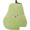 Animali di peluche ripieni Simpatico cartone animato Jacques Cuscino di frutta Confortevole morbido vegetale Decorazione della casa Regalo per bambini Q0727 Drop De Otizp