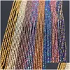 Crimp End Beads 26 Color 1X2Mm 220Pcs Crystal Glass Faceted Rondel Charm Spacer For Jewelry Making Diy Findings Wholesale Drop Del Dhmif