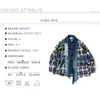 Vestes pour hommes ABOORUN Hommes Vintage Tao Robe Veste Hi Street Lâche Plaid Patchwork Cardigan Manteau pour Homme 231208