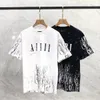 shirt Luxe Europese en Amerikaanse stijl trend street fashion heren ronde hals letter bedrukt t-shirt lente en zomer hoge kwaliteit shirt polo mode Kleding