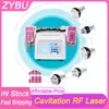 6 I 1 Salon Spa 40K Ultraljuds kavitation RF Vakuum Rödljusfoton Radiofrekvens lllt Lipo Laser Slimming Machine Sculpting For Skin Drawing Face Lifting