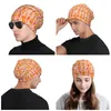 Berets Orange Slice Abstract Haring Dance Skullies Beanies Caps Hip Hop Winter Warm Women Men Knitting Hat Unisex Adult Bonnet Hats
