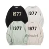 Mens Designer Hoodie Essentails Sweatshirts Black Ess Man 1977 Hoodies for Women Pullover Men Crewneck Sweatshirt Cotton469733 ODEQ