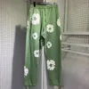 Pantalones para hombres Harajuku Full Kapok Foam Print Jersey Pantalones de chándal de lana para hombres y mujeres Pantalones rectos holgados Y2k Joggers Sudor de gran tamaño