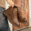 High-top overalls Martin Boots och Velvet Shoes for Men's Casual Wear