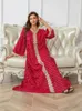 Etniska kläder Ramadan Eid Dubai Abaya Prayer Clothes Women Kaftan Saudiarabien Turkiet Islam Muslimsk klänning Kebaya Djellaba Robe Femme