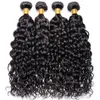 Syntetyczne peruki fali wodne wiązki 12A Brazylijskie ludzkie włosy splot 1/3/4pcs głębokie perwersyjne kręcone włosy 100 g/szt. Virgin Hair Natural 231211