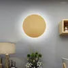 Lámpara De Pared Venta De Cabecera Moderna Control Táctil Fondo Minimalista Decorativo Circular De Moda