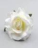 30 шт., большие искусственные белые розы, шелковые цветочные головки для свадебного украшения, венок «сделай сам», подарочная коробка, скрапбукинг, поддельные цветы8696858