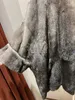Womens Fur Autumn and Winter loro Cashmere Mink Fur Jackets Coat piana