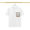 Aziatische maat M-5XL Designer T-shirt Casual MMS T-shirt met monogramprint korte mouw top te koop luxe heren hiphopkleding 0088