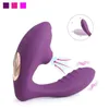 Donna vibratore dildo succhiare vibratore clitoride ventosa stimolatore della vagina sesso orale ricarica USB giocattoli del sesso per le donne Y200421