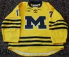 Michigan Wolverines Hockey Jersey Adam Fantilli Luke Hughes Dylan Larkin Cam York Owen Power Zach Hyman Seamus Casey Rutger McGroarty Jacob Truscott Frank Nazar III