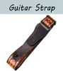 Adjustable Guitar Strap Shoulder Belt For Acoustic Electric Guitar Bass Soft With Leather Ends1951264
