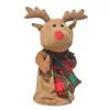 Christmas Toy Navidad Decoracion 2024 Liquidacion Electric Dancing Elk Santa Claus Plush Doll with Music Home Jul Decoration Gift 231208