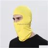 Party Masks Party Masks Breattable Motorbike fl Face Er Soft Fabric och Windproof för motorcykelcykelskidhuvud halsduk Anti-UV Drop D DHPWH