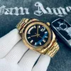 Designer-Armbanduhr von hoher Qualität, Herrenuhr, Datum, Automatikuhr, 41 mm, mechanisches Automatikwerk, gehärtetes Glas, Edelstahl, modische Präsidentenuhr