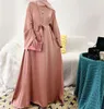 Etnische kleding Ramadan Moslimjurk Eid Mubarak Chiffon Open Abaya Kimono Dubai Islam Kaftan Kleding Abaya's voor vrouwen Gewaad Femme Kaftan 231208