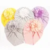 Acessórios de cabelo bonito flor bebê chapéu meninas macio turbante outono criança nascido boné bonnet headwraps crianças gorros bonés