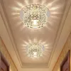 Bubble Crystal Plafondverlichting LED Gangpad Lamp Spotlight Woonkamer Gang Ingang Downlight Roestvrijstalen Spiegelvoet Plafond305r