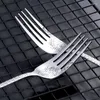 Dinnerware Sets 5PCS Cutlery Set Luxury Stainless Steel Steak Knife Black Fork Tablespoon Dessert Spoon Kitchen Tableware Gold