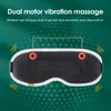 Eye Massager Wireless Electric Eye Massager with Heat Vibration Block Out Eye Mask for Sleeping Cooling Gel Soft Breathable Slaapmasker 231211