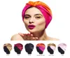 6 färger Bow Double Silk Elastic Bathing Sleep Satin Salon Bonnet For Night Hair Hat Natural Curly Hair for Women Head Wrap Cap15046487