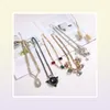 Geometric Crystal Tennis Necklaces For Woman Sweater Chain Necklace Fashion Metal Diamond Rhinestone Short Chokers Female Wholesal6181514