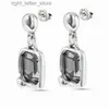 Stud Mode européenne et américaine vente chaude nouveau produit de haute qualité et exquis boucles d'oreilles en pierres précieuses bleues cadeaux de bijoux pour femmes YQ231211