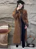 Cappotto sintetico da donna con colletto alla coreana in pelliccia alla moda coreana con fodera in lana di agnello giacca invernale arrivo 2023