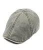 VOBOOM плоская кепка из промытого хлопка, мужские кепки газетчика, шляпа таксиста, мужская плоская шляпа Ivy, легкий берет в стиле Гэтсби, водитель Boina 1575354760