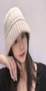 Stingy Brim Hats Fashion Winter Hat For Women Knitting Wool Bucket Warm Caps Dome Panama Black White Vintage Fisherman 2201056195140