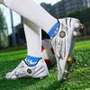 드레스 신발 디자인 남성 여성 스크램폰 축구 클리트 스니커즈 풋볼 부츠 Zapatos de Futbol 231211