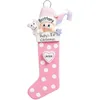 2023 Baby Girl's First Christmas Decor Alloy Christmas Tree Sock Decorations JJ 12.11