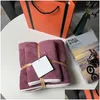 Towels Robes Designer Bath Brand Washcloth Sets Fashion Set Coral Veet Towel Letter Face Luxury Absorbent Kids Men Womens Wash Cloths Dhpvk