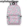 حقائب المساء الأكياس المسائية Pusheen Cat Printpack Backpack anime Kaii Bag Backbag Backback Nylon Travel Rucksacks Cartoon School Ba290s