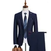 Trajes de hombre por encargo novio vestido de boda Blazer pantalones negocios pantalones clásicos de gama alta SA07-29599