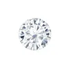 Offrez le certificat Test positif IJ couleur ronde brillant coupe 1ct 6 5mm VVS clarté laboratoire cultivé diamant Moissanite pour boucle d'oreille 1276R