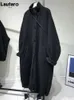 Women's Fur Faux Lautaro Winter Long Oversized Black Thick Warm Fluffy Soft Jacket Women Loose Casual Korean Fashion Bf Sherpa Coat 231211