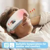 Massager Eye 4D Smart Air Bag Vibration Masager Eye Care Instrumen Ogrzewanie Bluetooth Muzyka łagodzi zmęczenie i cienie 231211