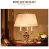 طاولة مصابيح الأزياء أوروبا قاعدة Fabic Lampshade للمنزل صالون غرفة نوم الغرفة 158x