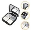 Förvaringsflaskor Tom läppstiftpalett Pan Magnetiska ögonskugga Lådor Kosmetisk grädde Tray Portable Small Makeup Compact Containers