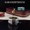 Garanzie Octagonal roundness French enamel high luxury fashionable temperament ring 231215