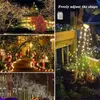 Outdoor Solar String Lights LED Solar Lights Powered Christmas Decorative Fairy Lights With 8 Modes Waterproof Light for Outdoor Yard Party Decorations