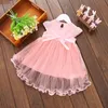Girls Dresses 6M3Y Infant Kids Baby Girl clothes Summer Floral Tulle Sleeveless Cotton Princess Party Wedding Holiday For 231211