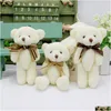 Animali di Peluche Ripieni 4.7/12Cm Mini Orsi Giunti Giocattoli 12 Pz/lotto Orso Kawaii Per Banchetto di Nozze Decor Giocattolo Ciondolo Regali Brinquedos Ot6Km